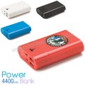 PowerBank 4400 mAh - 2 Çıkışlı - Fenerli APB3768