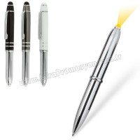 Promosyon Işıklı Kalem - Dokunmatik & Tükenmez & Metal AKL24190