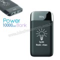Harici Batarya Şarj Aleti 10000 mAh - Işıklı Baskı - Dijital Göstergeli - 2 Çıkışlı - APB3822