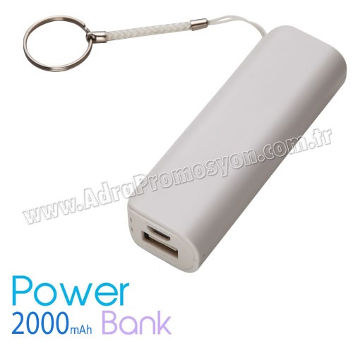 Baskılı Powerbank 2000 mAh - Anahtarlıklı APB3772