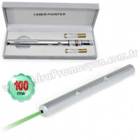 Promosyon 100 Mw Yeşil Lazer Pointer Tek Başlıklı GLP7513-100