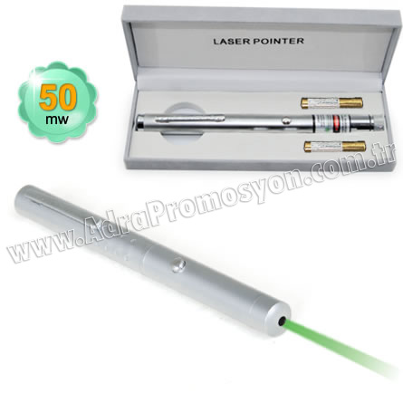 Promosyon 50 Mw Yeşil Lazer Pointer Tek Başlıklı GLP7513-50