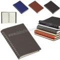 AAO6159 Promosyon 9x14 Spiralli Tarihsiz Ajanda - Not Defteri - Thermo Deri