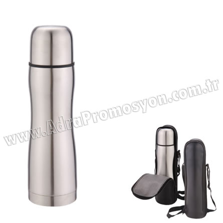 Promosyon Çantalı Termos 500 mL - Metal GTM19-B Promosyon Çantalı Termos 500 mL - Metal GTM19-B