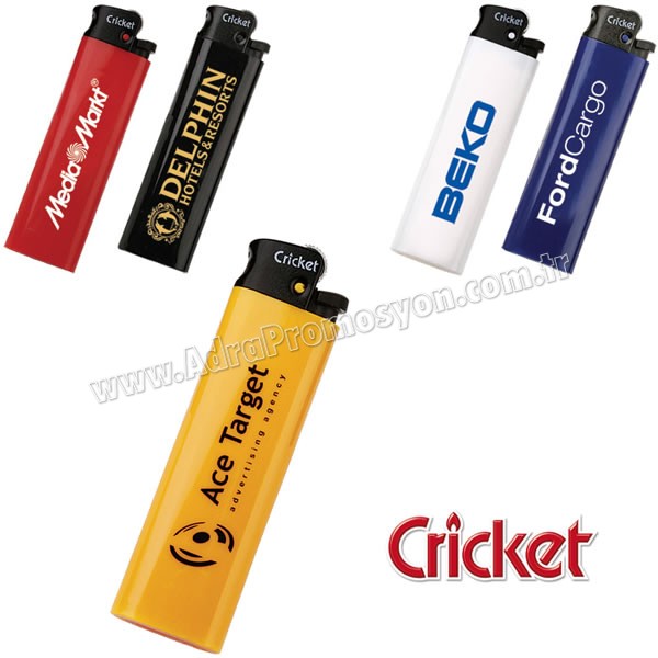 Promosyon Cricket Çakmak - Taşlı Sibopsuz ACK5286-T