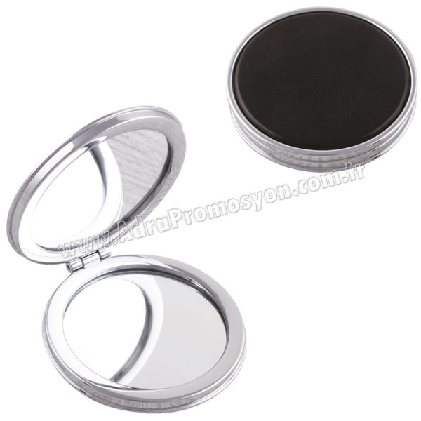 Deri Metal Cep Aynası Büyüteçli AAM10141 Deri Metal Cep Aynası Büyüteçli AAM10141