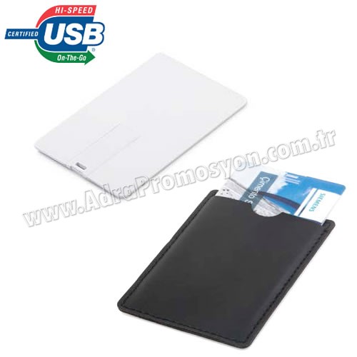 Promosyon Flash Bellek 16 GB - Kredi Kartı Formunda - Deri Kılıflı AFB3266-D16 Promosyon Flash Bellek 16 GB - Kredi Kartı Formunda - Deri Kılıflı AFB3266-D16