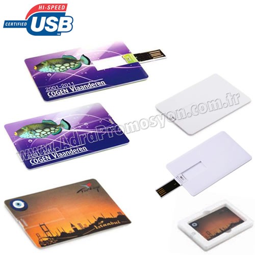 Promosyon Flash Bellek 8 GB - Kredi Kartı Formunda AFB3266-8