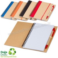 Promosyon Geri Dönüşümlü Spiralli Bloknot AGD24130