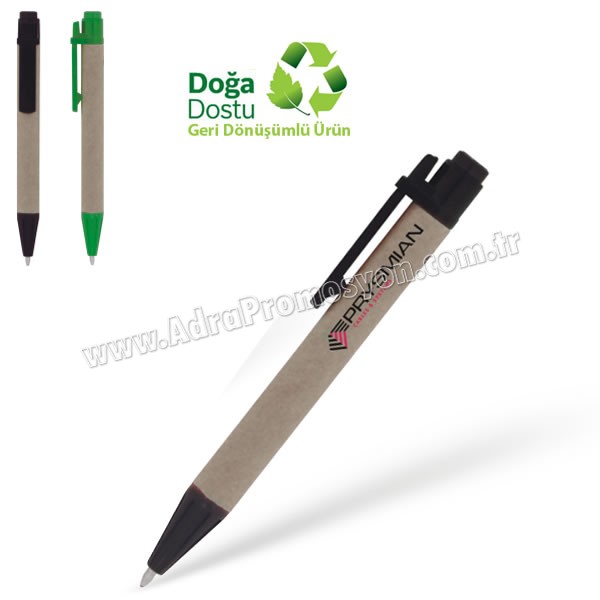 Promosyon Geri Dönüşümlü Kalem - Kraft Gövdeli Tükenmez AGD24141 Promosyon Geri Dönüşümlü Kalem - Kraft Gövdeli Tükenmez AGD24141