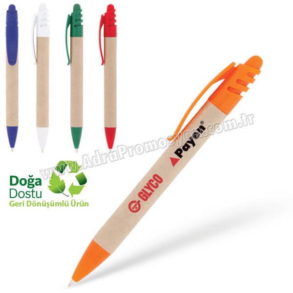 Promosyon Geri Dönüşümlü Kalem - Kraft Gövdeli Tükenmez AGD24139 Promosyon Geri Dönüşümlü Kalem - Kraft Gövdeli Tükenmez AGD24139