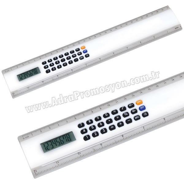 Promosyon Hesap Makineli Cetvel AH14024 Promosyon Hesap Makineli Cetvel AH14024