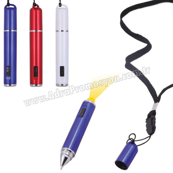 Promosyon Işıklı Kalem - Tükenmez & Boyun Askılı & Metal AKL24193 Promosyon Işıklı Kalem - Tükenmez & Boyun Askılı & Metal AKL24193