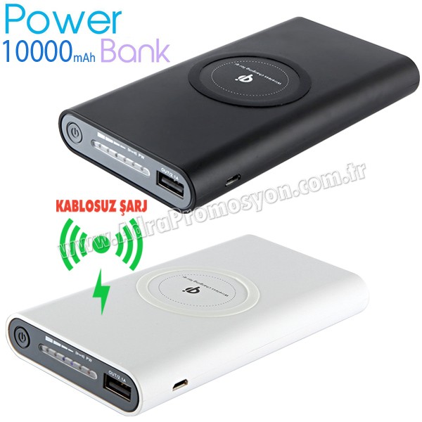 Kablosuz Baskılı Powerbank 10000 mAh APB3811