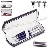Promosyon Kalem Seti Tükenmez Roller Dolma GKS2307