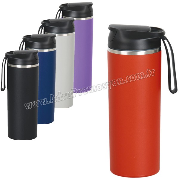 Kulpsuz Devrilmez Termos Bardak 480 mL - Metal ATM21165 Kulpsuz Devrilmez Termos Bardak 480 mL - Metal ATM21165