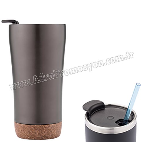 Promosyon Kulpsuz Termos Bardak - Kupa - Mug 480 mL - Metal ATM21113