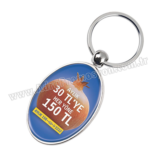 Promosyon Metal Anahtarlık Oval - Tek Taraflı AA1564-O Promosyon Metal Anahtarlık Oval - Tek Taraflı AA1564-O