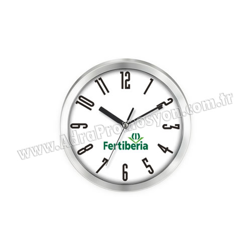 Promosyon Metal Duvar Saati 18,5 Cm Çelik AS20105-18 Promosyon Metal Duvar Saati 18,5 Cm Çelik AS20105-18