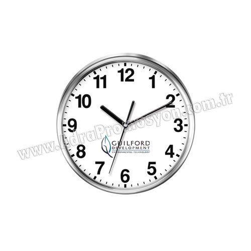 Promosyon Metal Duvar Saati 20 Cm Çelik AS20106-20 Promosyon Metal Duvar Saati 20 Cm Çelik AS20106-20