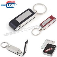 Promosyon Metal Flash Bellek 16 GB - Deri Koruyuculu AFB3293-16