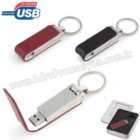 Promosyon Metal Flash Bellek 8 GB - Deri Koruyuculu AFB3291-8