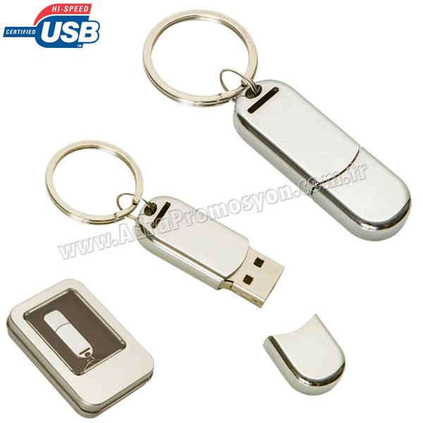 Promosyon Metal Flash Bellek 8 GB - Anahtarlıklı AFB3309-8 Promosyon Metal Flash Bellek 8 GB - Anahtarlıklı AFB3309-8