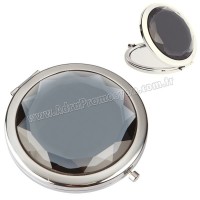 Promosyon Metal Makyaj Aynası Büyüteçli Kristal Efektli AAM10156
