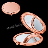 Promosyon Metal Makyaj Aynası Büyüteçli - Rose Gold AAM10169 Promosyon Metal Makyaj Aynası Büyüteçli - Rose Gold AAM10169