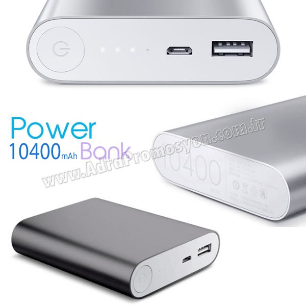 Promosyon Metal PowerBank 10400 mAh APB3767 Promosyon Metal PowerBank 10400 mAh APB3767