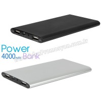 Metal Taşınabilir Şarj Aleti 4000 mAh - 2 Çıkışlı APB3797