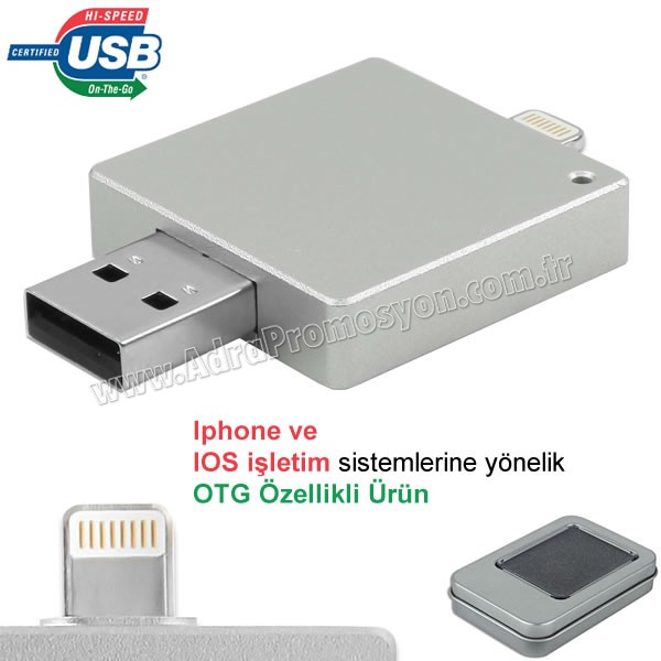 Promosyon OTG Flash Bellek 16 GB - Iphone Ios Sürücülü AFB3311