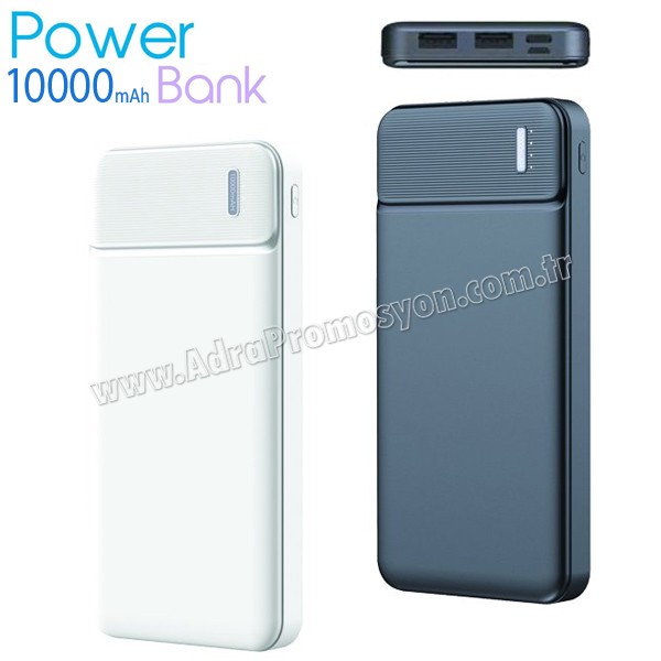 Li Polymer Power Bank 10000 mAh - 2 Çıkışlı APB3826