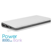 Toptan Mobil Şarj Cihazı 8000 mAh - 2 Çıkışlı APB3789