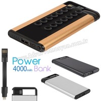 Vantuzlu Baskılı Powerbank 4000 mAh APB3806