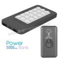 Vantuzlu PowerBank 5000 mAh - Işıklı Baskı Alanı - 2 Çıkışlı APB3807